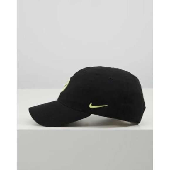Nike Infant Baby Have a Nike Day Yellow Smiley Cap Black - Picture 3 of 3